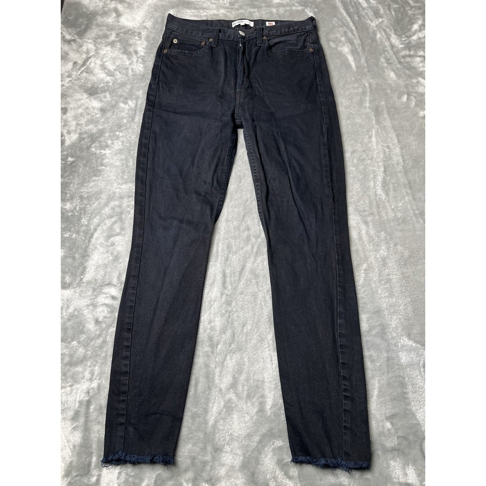 RE/DONE Jeans Women Size 29 Black Slim Skinny High Rise Denim